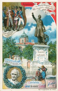 Francois Arago, Liebigova karta, počátek 20. století (chromo) od European School