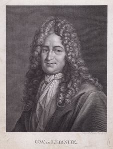 Gottfried Wilhelm Leibniz , německý filozof, matematik a polymatik (rytina) od European School