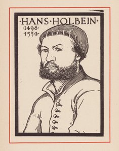 Hans Holbein mladší, německý malíř (litografie) od European School