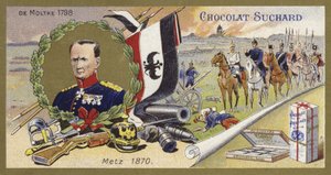 Helmuth von Moltke starší a obležení Metz, Francie, 1870 od European School