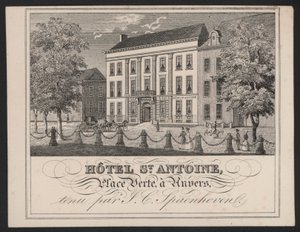 Hotel St Antoine, Anvers, Antverpy, J C Spaenhoven od European School