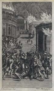 Ilustrace k překladu Johna Drydena Virgilovy Eneidy (rytina) od European School