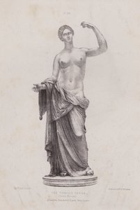 Ilustrace k knize Anatomie vnějších tvarů člověka: Townleyská venuše, Britské muzeum (litografie) od European School
