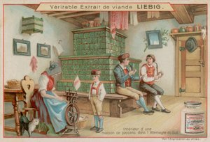 Uvnitř selského domu v jižním Německu od European School