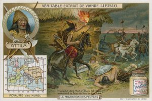 Invaze Hunů pod vedením Attily, 444 od European School