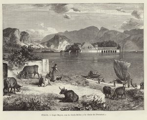 Itálie – jezero Maggiore, s Isola Bella a Isola dei Pescatori