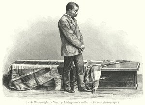 Jacob Wainwright, Yao, podle Livingstoneovy rakve (rytina) od European School