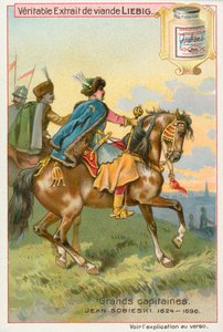 Jean Sobieski, Liebigova karta, počátek 20. století (chromo) od European School