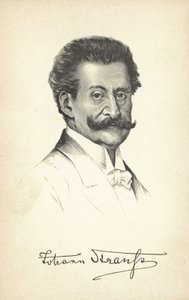 Johann Strauss mladší (litografie) od European School