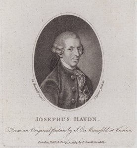 Joseph Haydn , rakouský skladatel (rytina) od European School