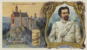 Bavorský král Ludvík II. a zámek Neuschwanstein od European School