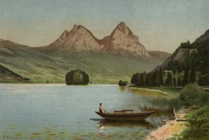 Lucernské jezero: (barevná litografie) od European School