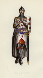 Le Chevalier Gifford De Leckhampton (barevná rytina) od European School