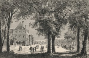 Le Luxembourg Au Temps De Marie De Medicis (rytina) od European School