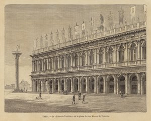 Libreria Vecchia na náměstí Piazza San Marco v Benátkách od European School