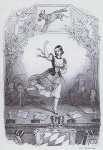 Lola Montez Tančící bavorská historie (litho) od European School