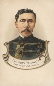 Markýz Jamagata, velitel válečné rady (barevná litografie) od European School