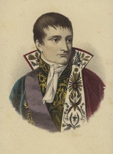 Napoleon Bonaparte (barevná rytina) od European School