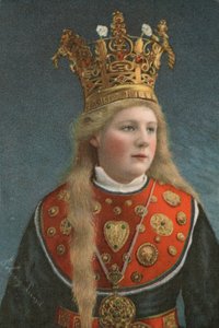 Norská nevěsta s korunkou (litografie) od European School
