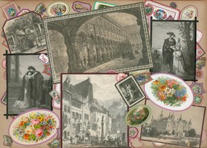 Stránka ze Sammelsuria, svazek III (tištěný materiál) od European School