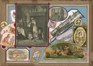 Stránka z knihy Sammelsurium, svazek IV (tištěný materiál) od European School