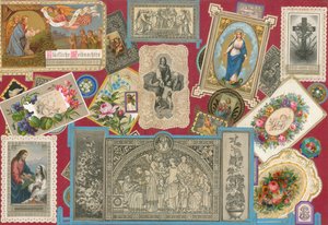 Stránka ze Sammelsurium, svazek IX (tištěný materiál) od European School