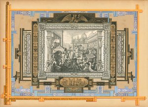 Stránka ze Sammelsurium, svazek IX (tištěný materiál) od European School