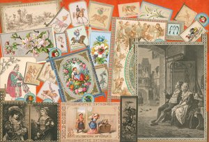 Stránka ze Sammelsurium, svazek IX (tištěný materiál) od European School