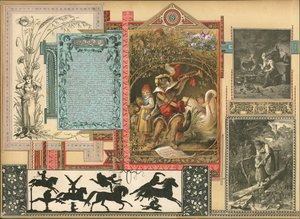 Stránka ze Sammelsurium, svazek VI (tištěný materiál) od European School