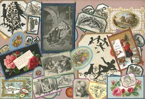 Stránka ze Sammelsurium, svazek VI (tištěný materiál) od European School