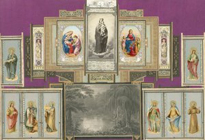 Stránka ze Sammelsurium, svazek VI (tištěný materiál) od European School