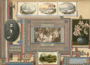 Stránka ze Sammelsurium, svazek VI (tištěný materiál) od European School