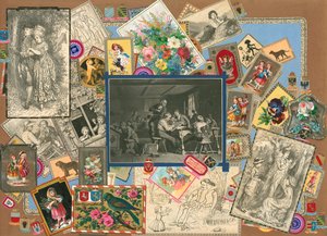 Stránka ze Sammelsurium, svazek XI (tištěný materiál) od European School