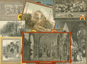 Stránka ze Sammelsurium, svazek XI (tištěný materiál) od European School
