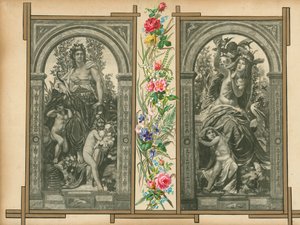 Stránka ze Sammelsurium, svazek XI (tištěný materiál) od European School
