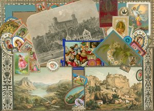 Stránka ze Sammelsurium, svazek XI (tištěný materiál) od European School