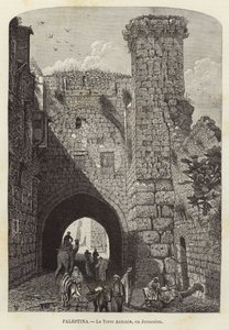 Palestina, Antonia Tower, v Jeruzalémě od European School