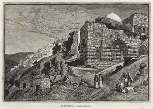 Palestina, Pohled na Safed od European School