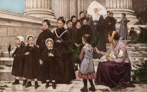 Květná neděle (barevný hlubotisk) od European School