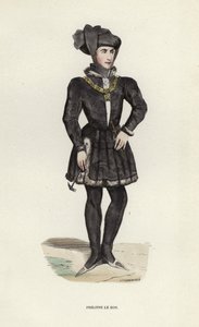 Philippe Le Bon (barevná rytina) od European School