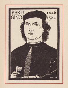 Pietro Perugino, italský renesanční umělec (litografie) od European School
