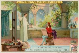 Raphael se svým přítelem Fra Bartolommeo od European School