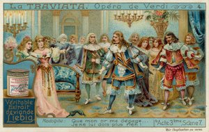 Rodolphe hází své výhry na nohy Violetty od European School