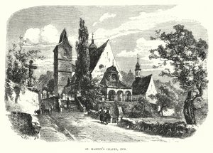 Kaple svatého Martina, Zug (rytina) od European School
