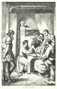 Svatý Pavel v Římě (rytina) od European School