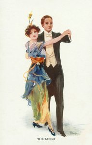 Tango (barevná litografie) od European School
