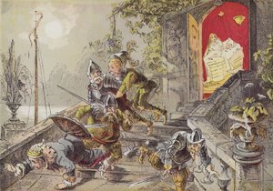 Odvážný malý krejčí (barevná litografie) od European School