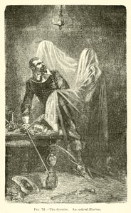 The Spectre, optická iluze (rytina) od European School
