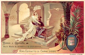 Smrt Romea a Julie (chromolitho) od European School