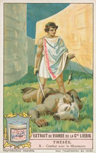 Theseus, Liebigova karta, počátek 20. století (chromo) od European School